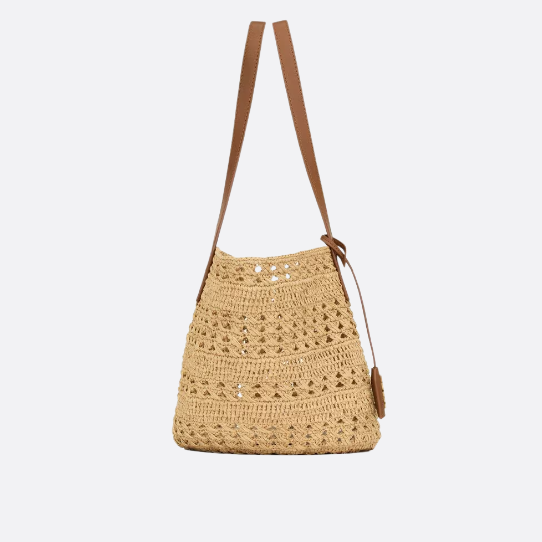 Yves SL Raffia Handbag