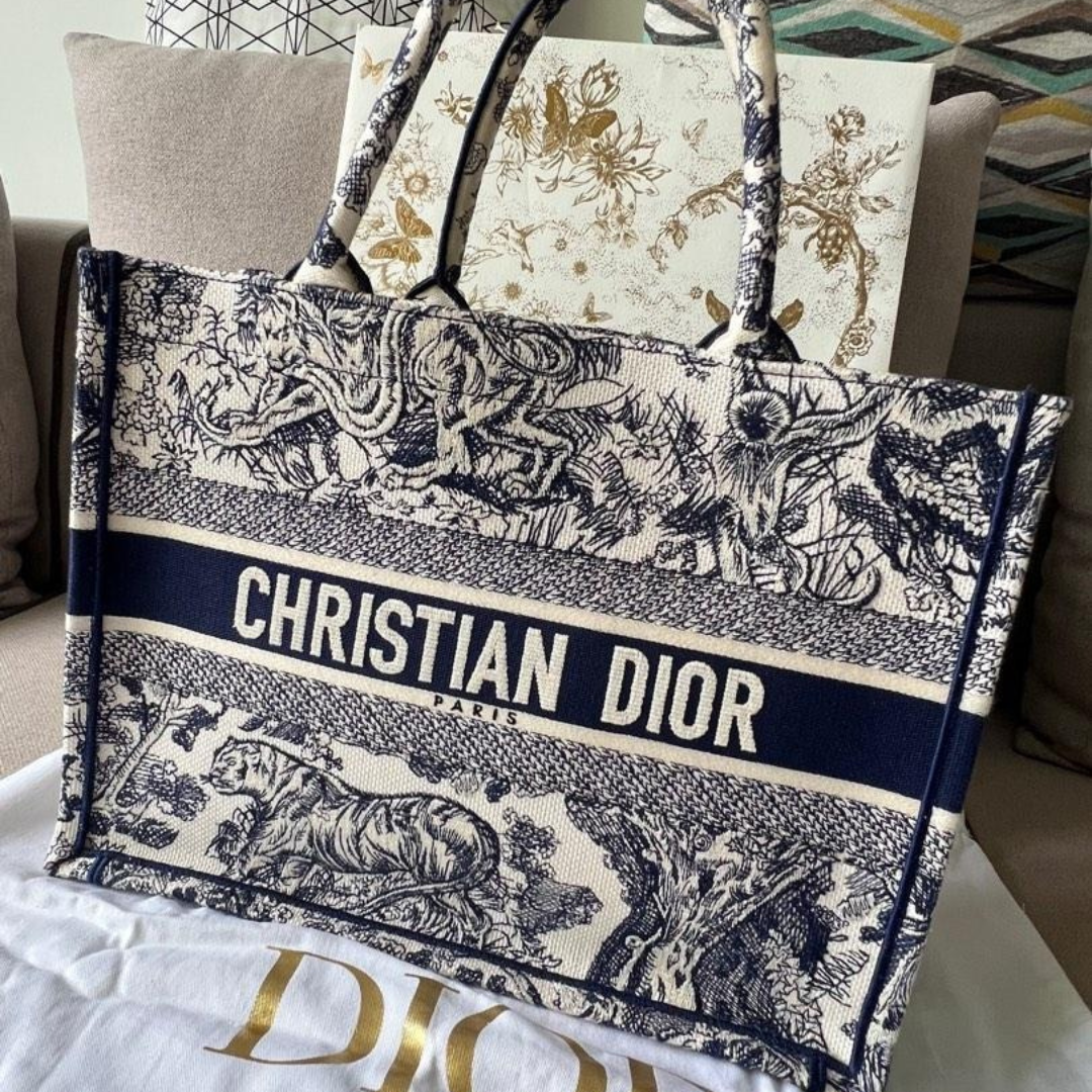 Large DR Book Tote Bag