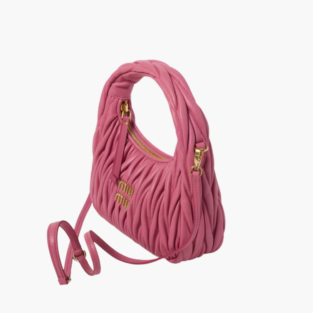 MM Wander Shoulder Bag In Matelassé Nappa Leather
