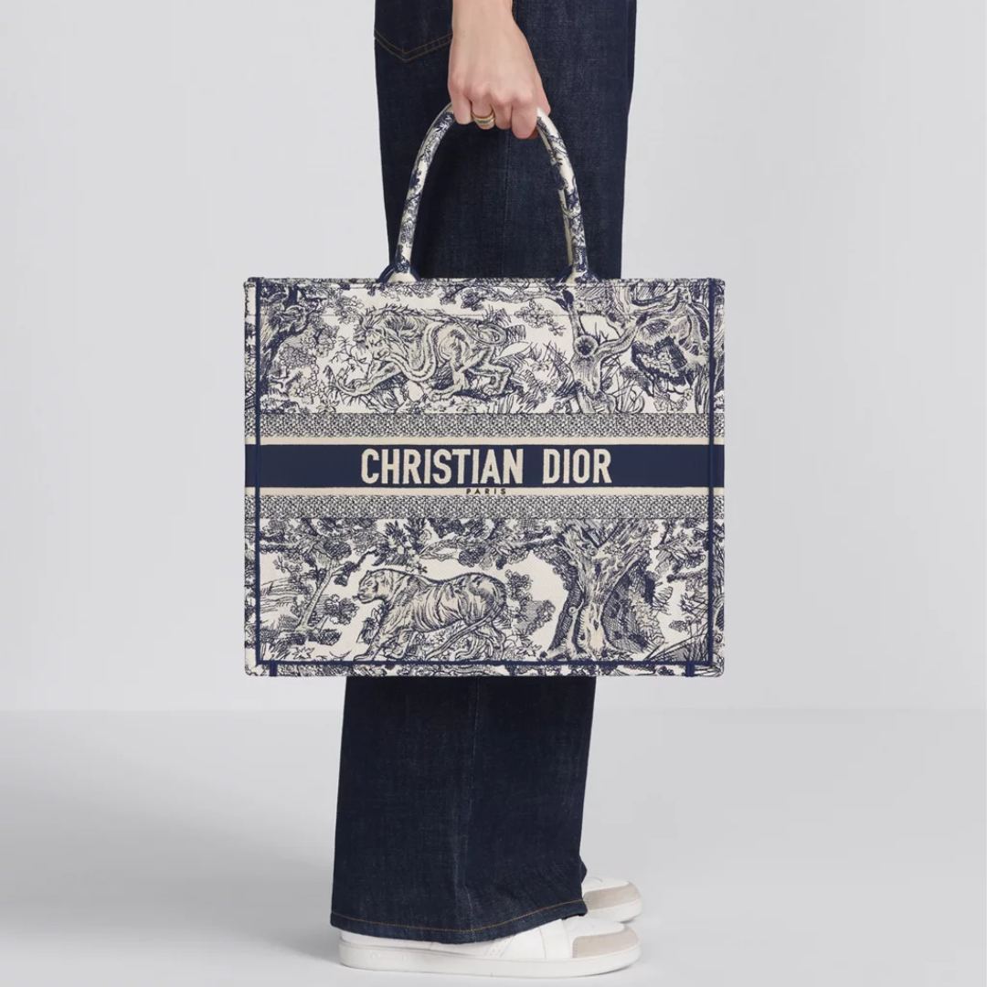 Large DR Book Tote Bag