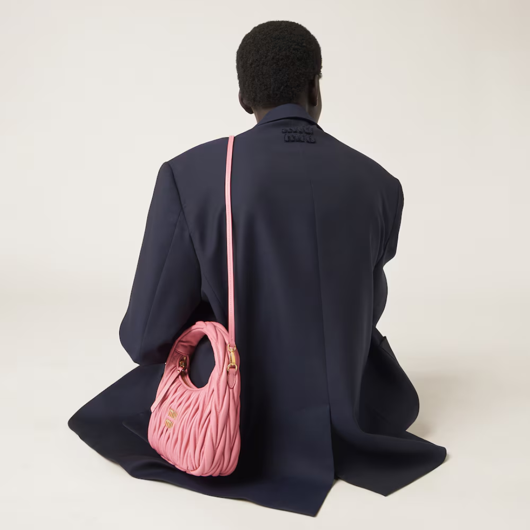 MM Wander Shoulder Bag In Matelassé Nappa Leather