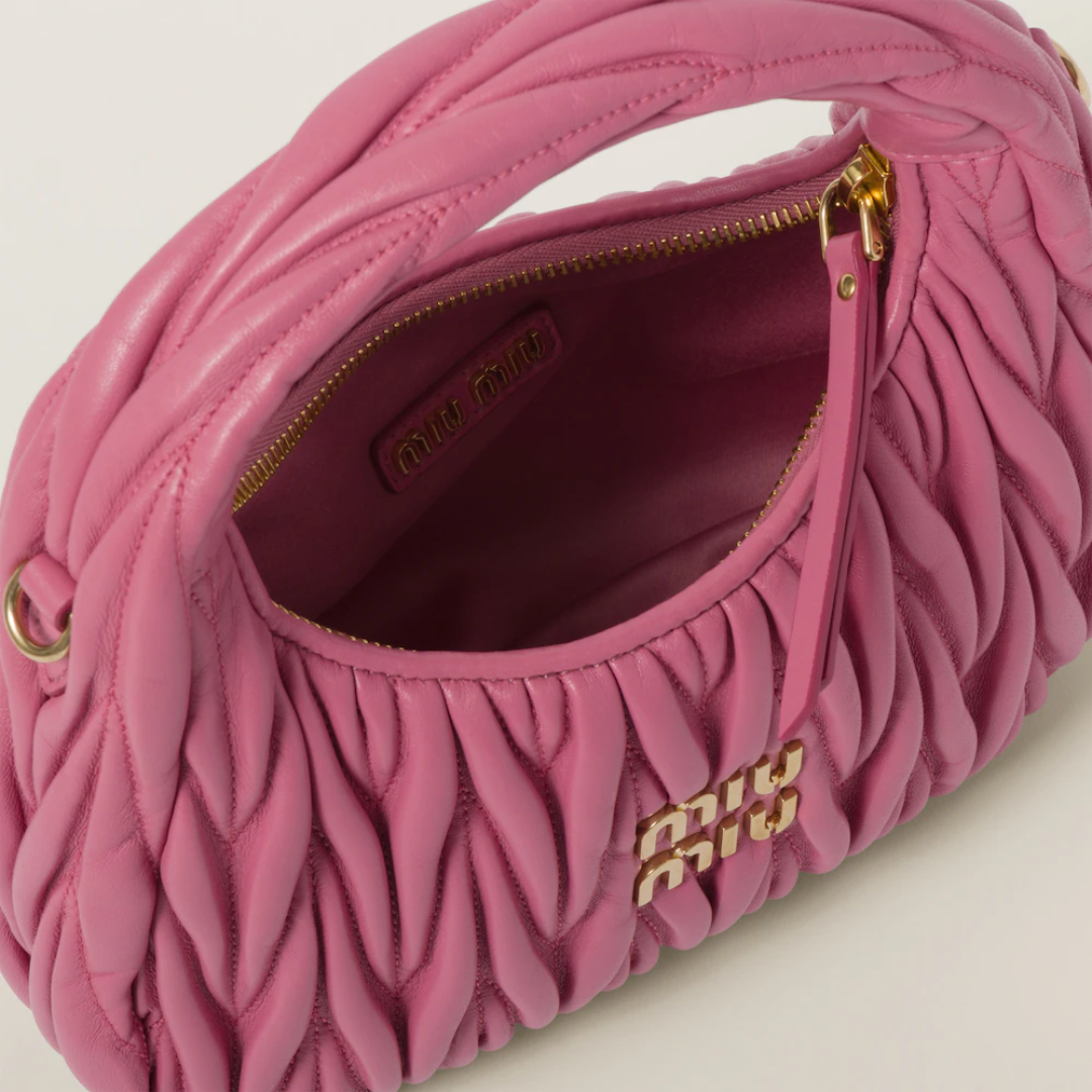 MM Wander Shoulder Bag In Matelassé Nappa Leather