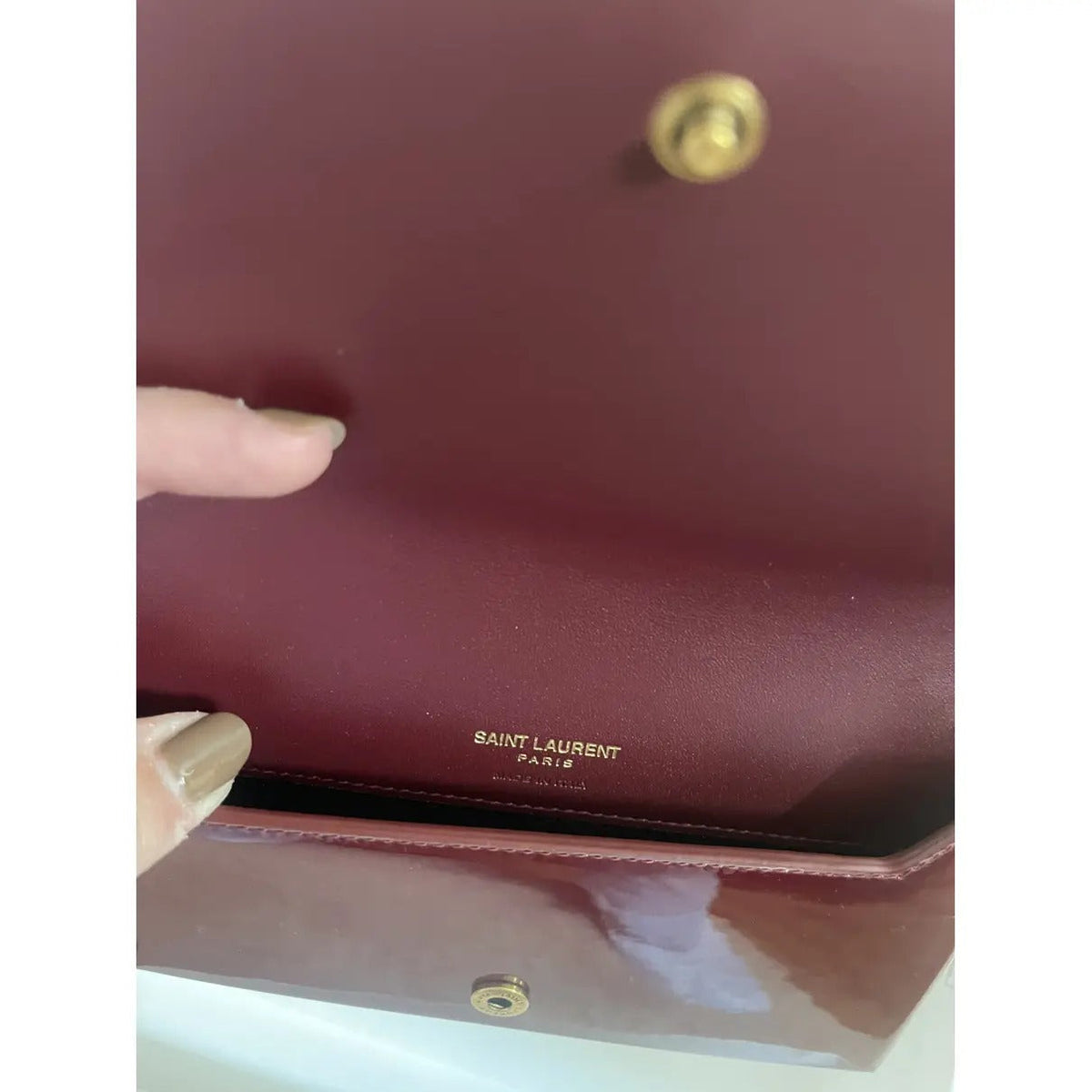 SL Kate Small Shoulder Bag In Patent Leather