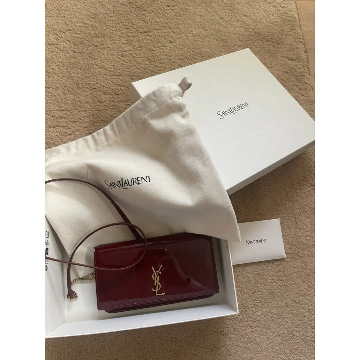 SL Kate Small Shoulder Bag In Patent Leather