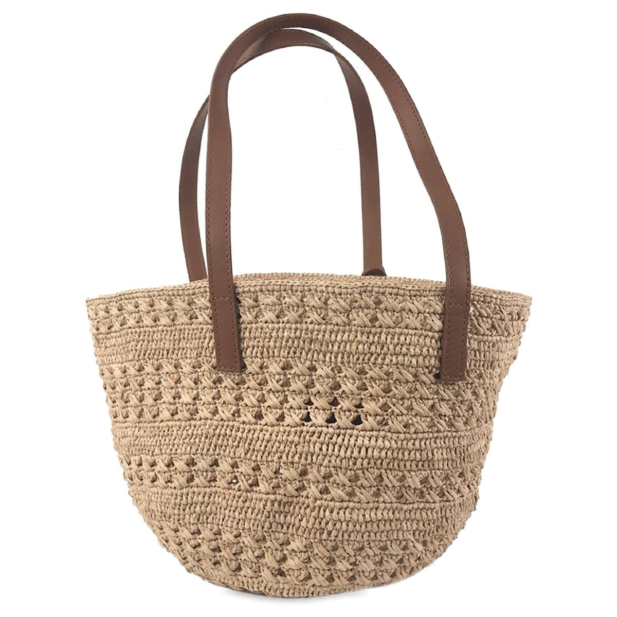 Yves SL Raffia Handbag