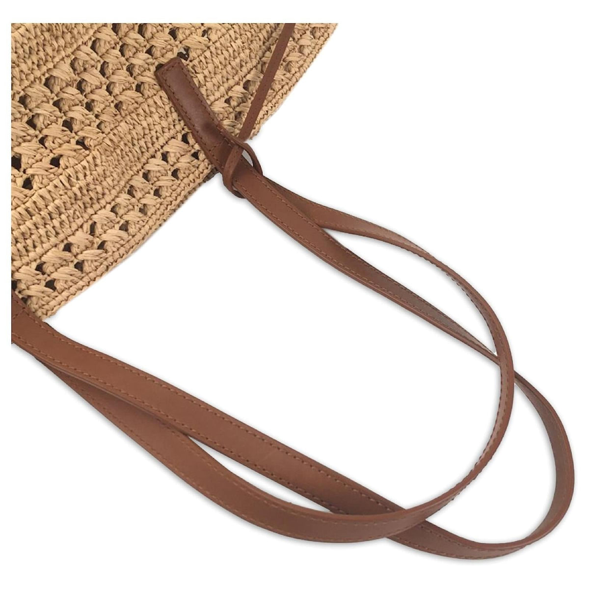 Yves SL Raffia Handbag