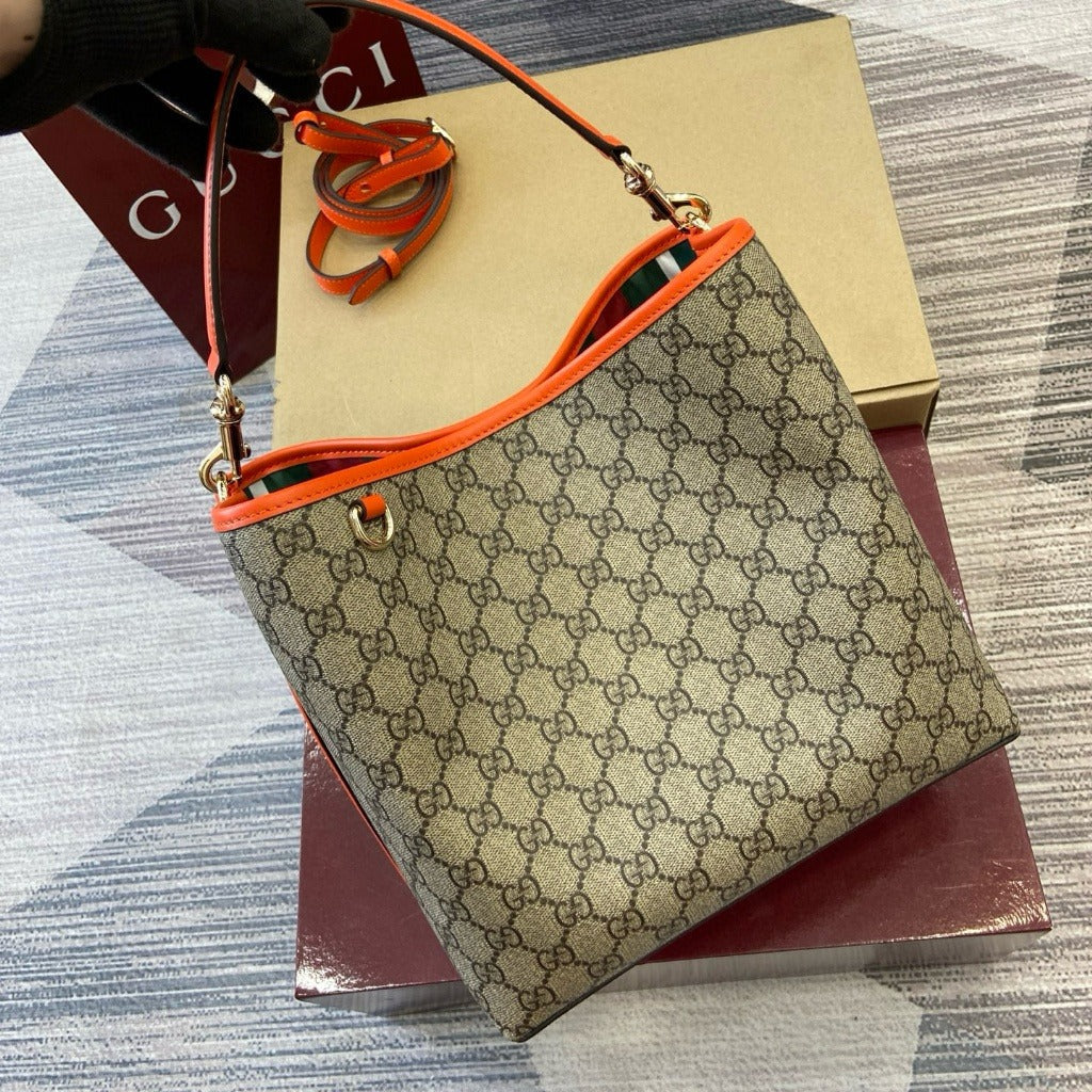 GC – Medium Bucket Bag With Gg Emblem