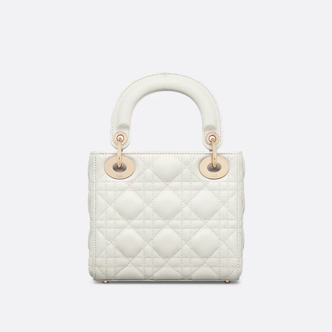 Mini Lady DR White Bag