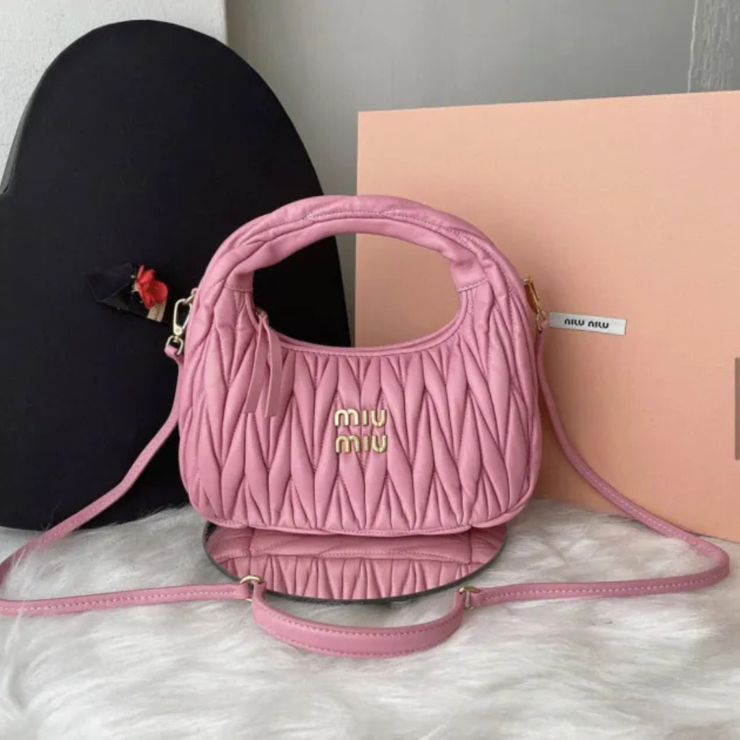 MM Wander Shoulder Bag In Matelassé Nappa Leather