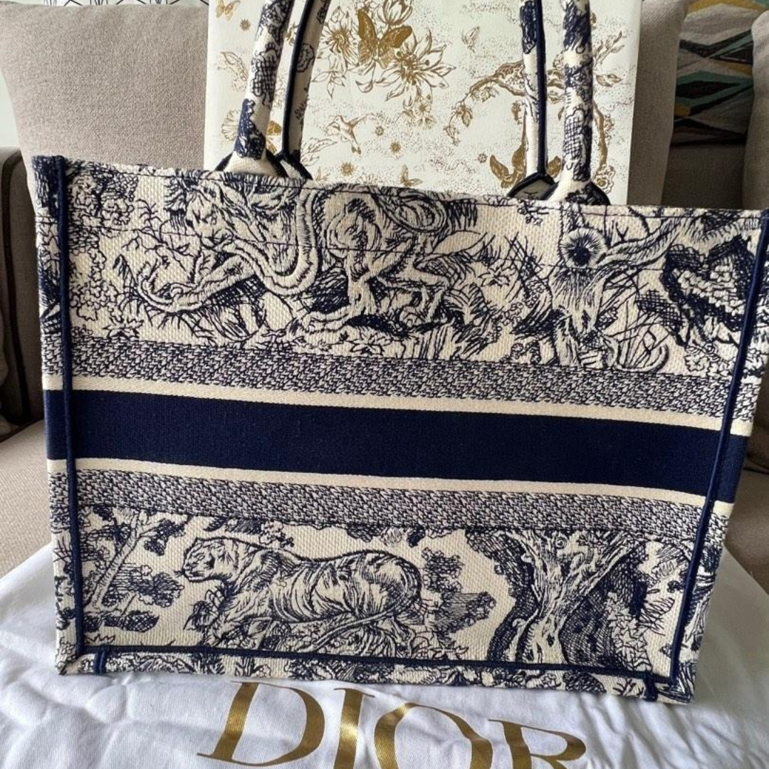 Large DR Book Tote Bag