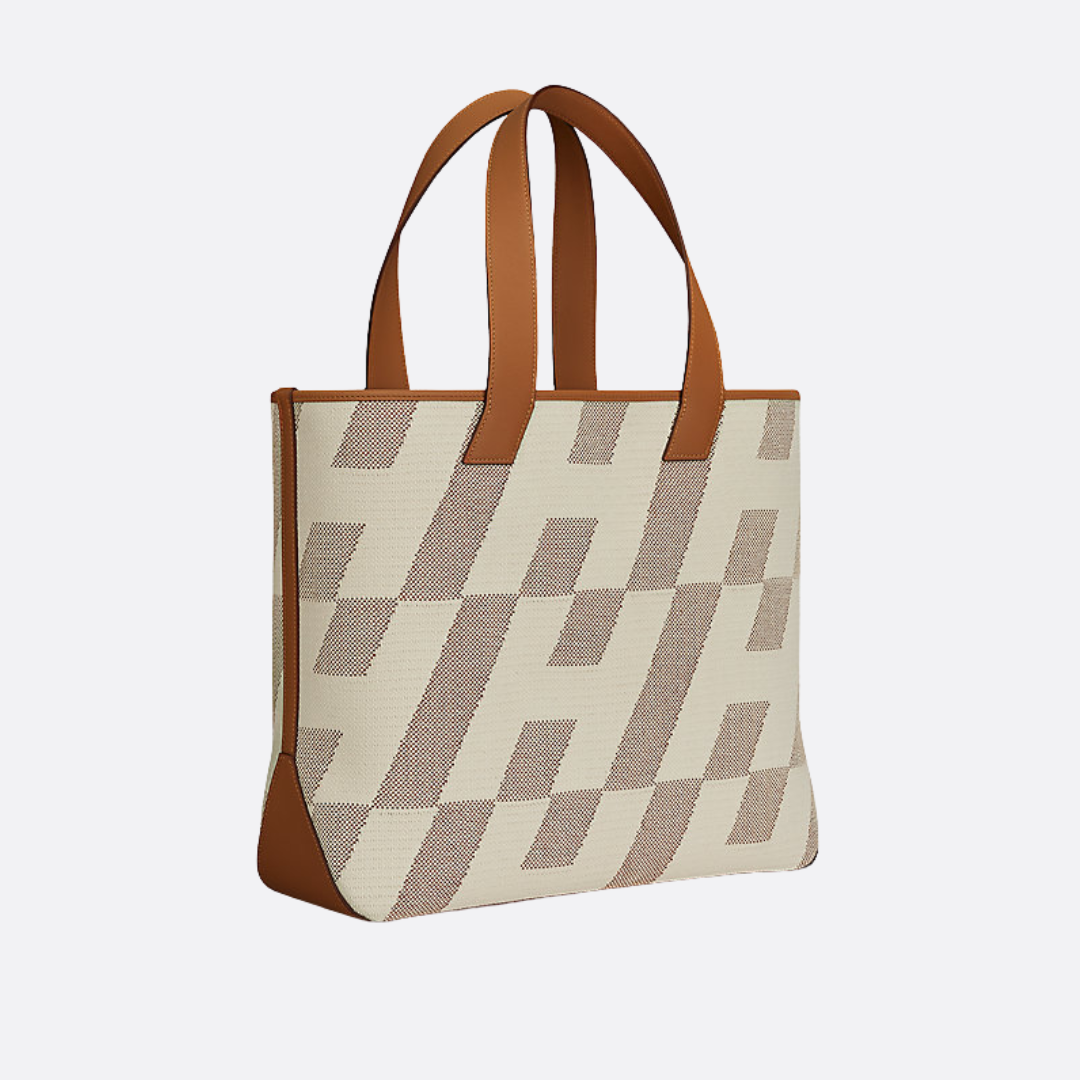Slanted H Shopping Tote 40 By HMÈ