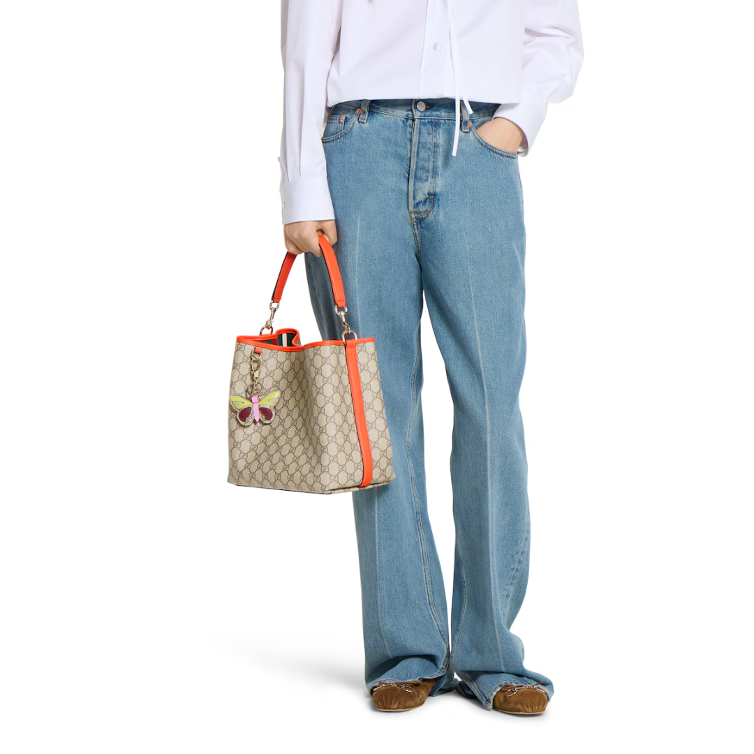 GC – Medium Bucket Bag With Gg Emblem