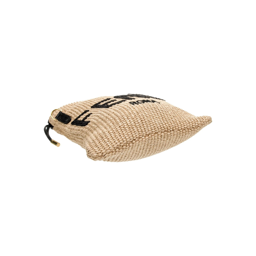 FD Small Raffia Handbag