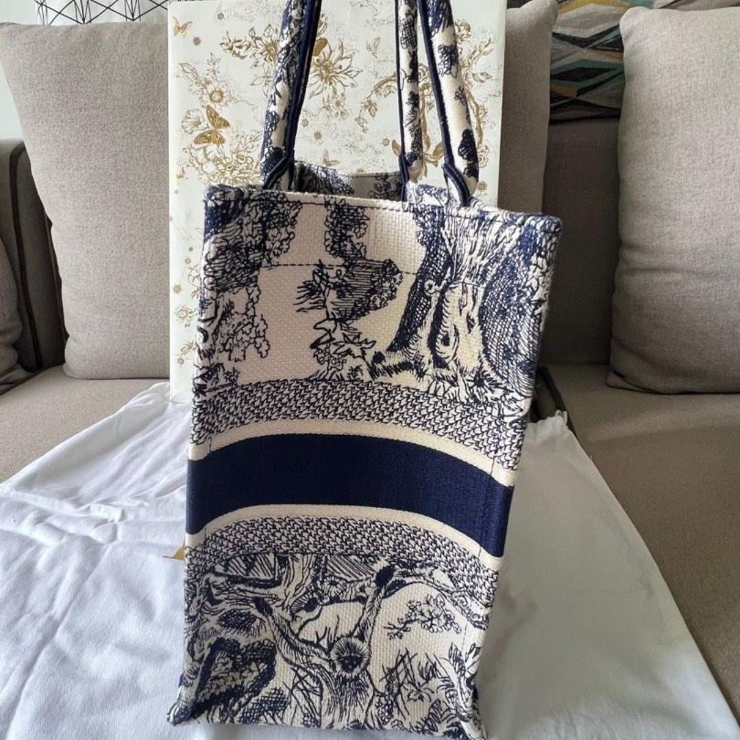 Large DR Book Tote Bag