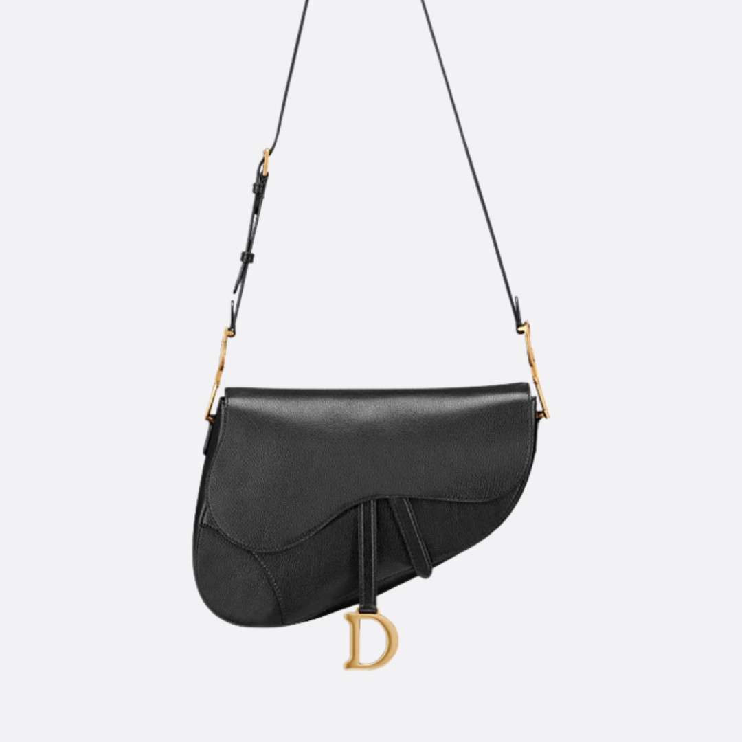 DR Large Soft Saddle Handbag With Strap