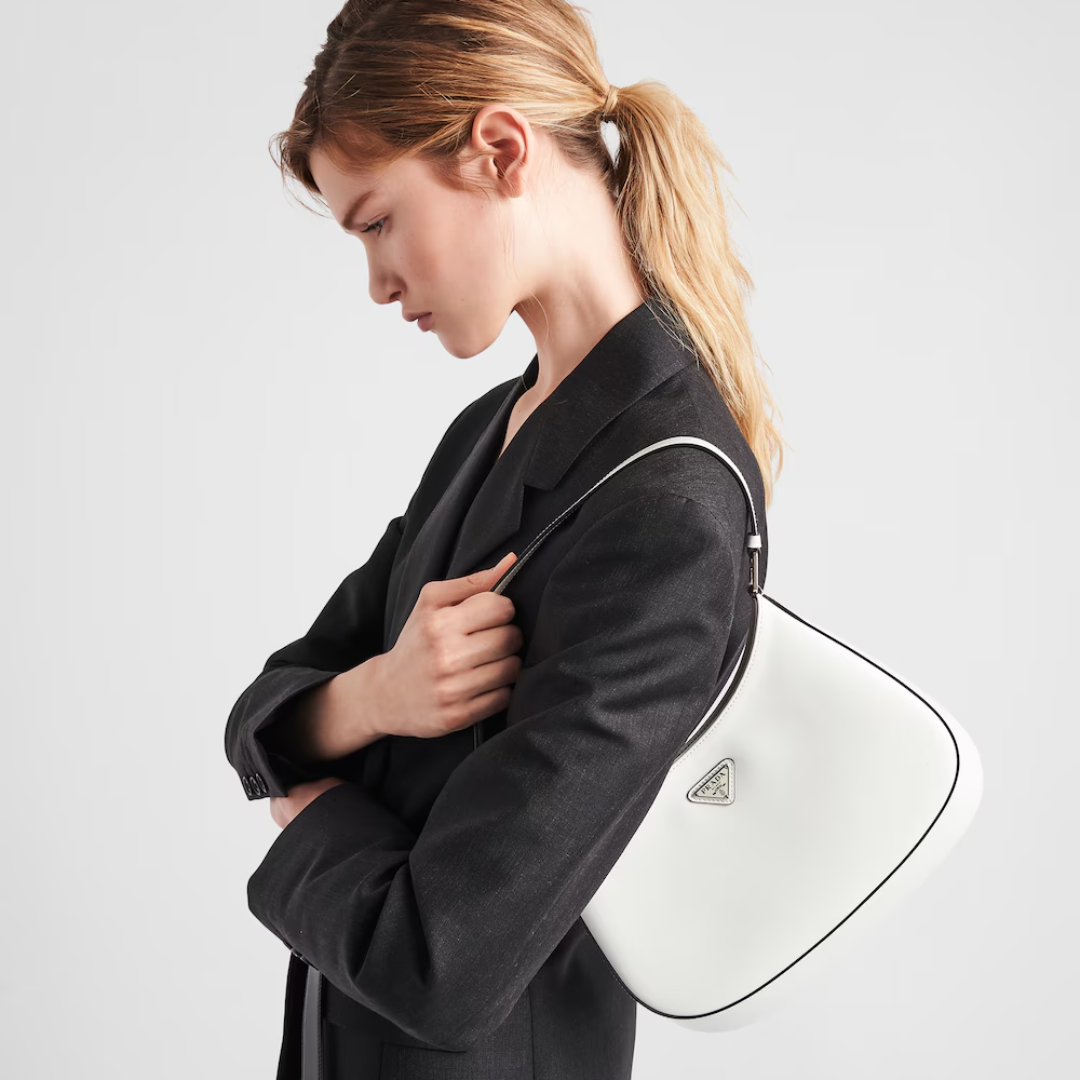 PRD Cleo Shoulder Bag In Brushed Leather
