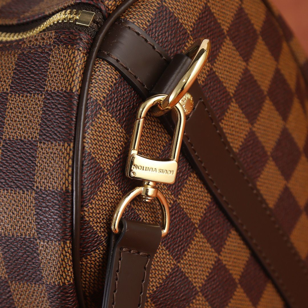 Lv Speedy Bandoulière Damier Ébène