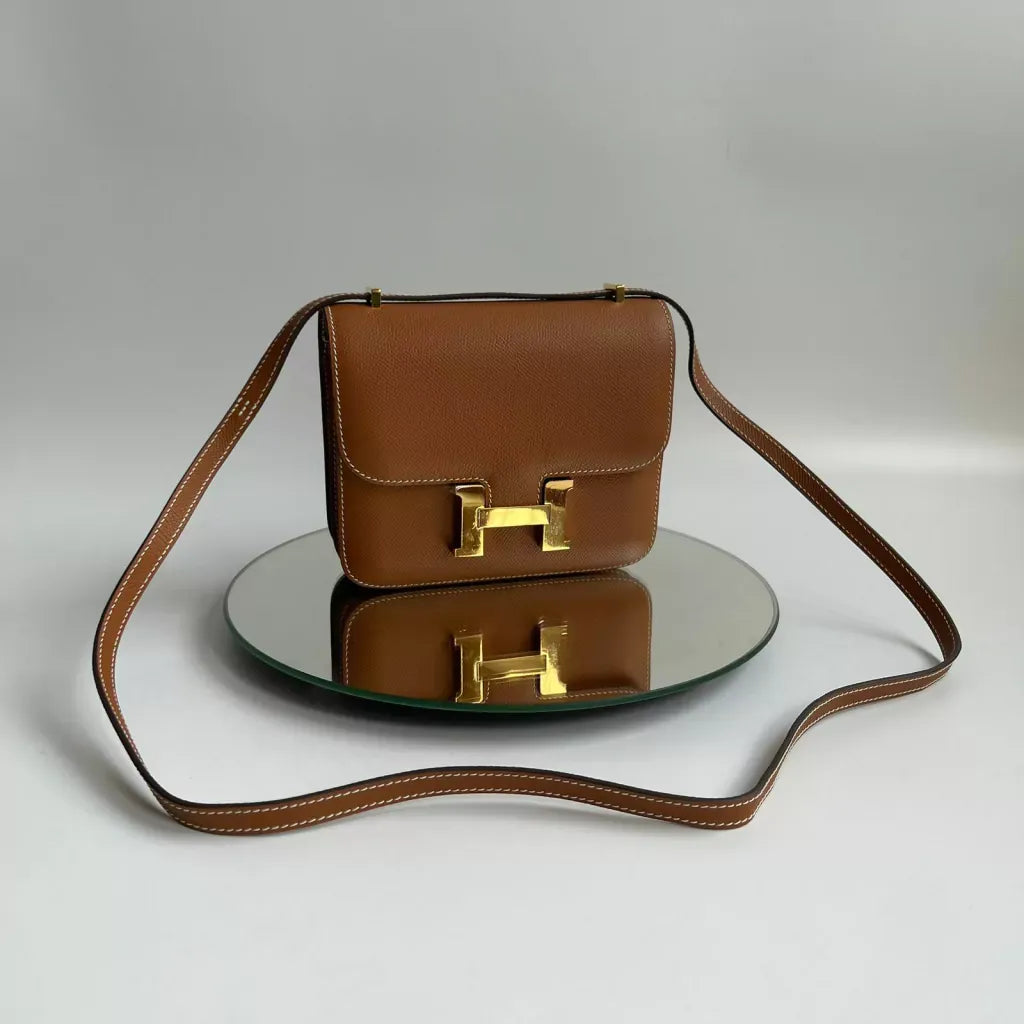 HMÈ Constance 18 Handbag Made Of Epsom Calf-skin Leather