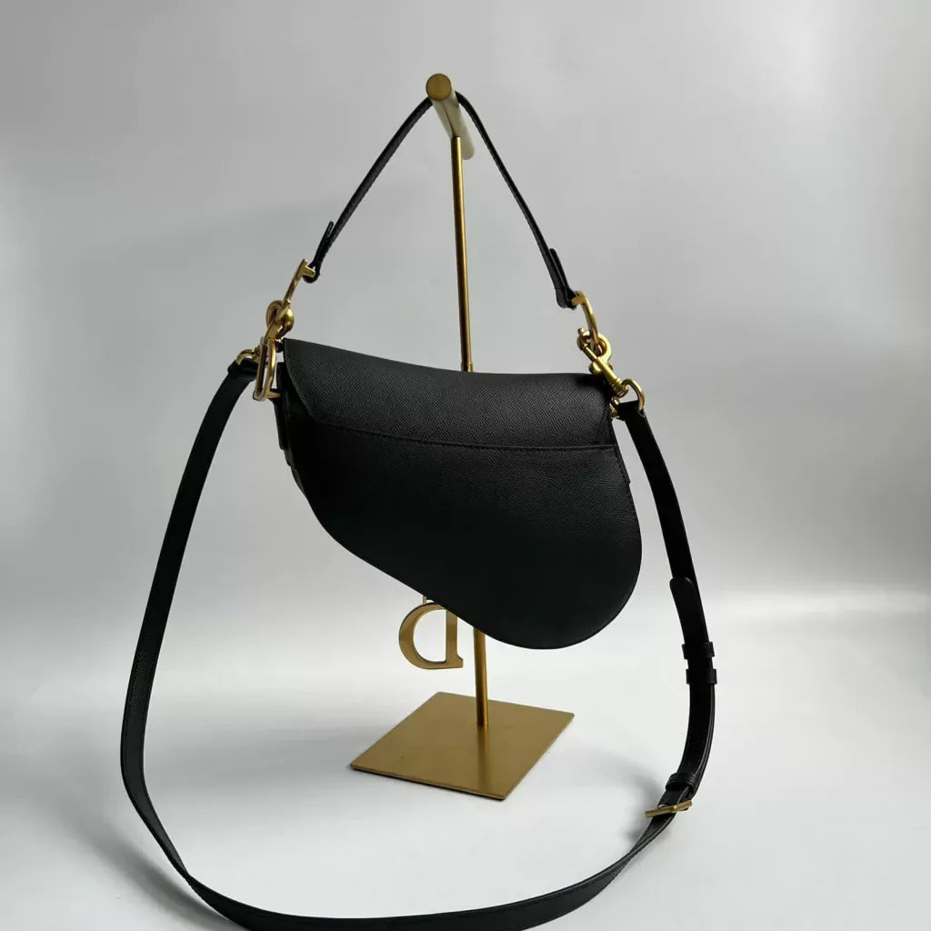DR Large Soft Saddle Handbag With Strap