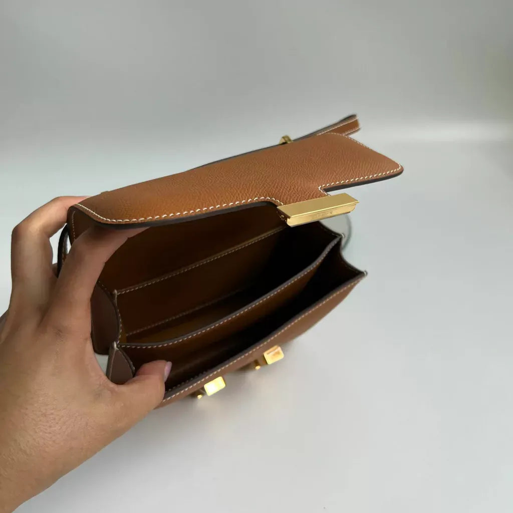 HMÈ Constance 18 Handbag Made Of Epsom Calf-skin Leather