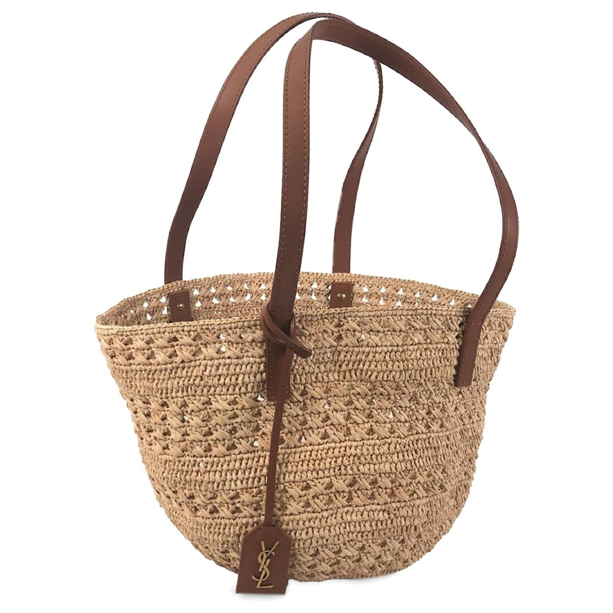 Yves SL Raffia Handbag