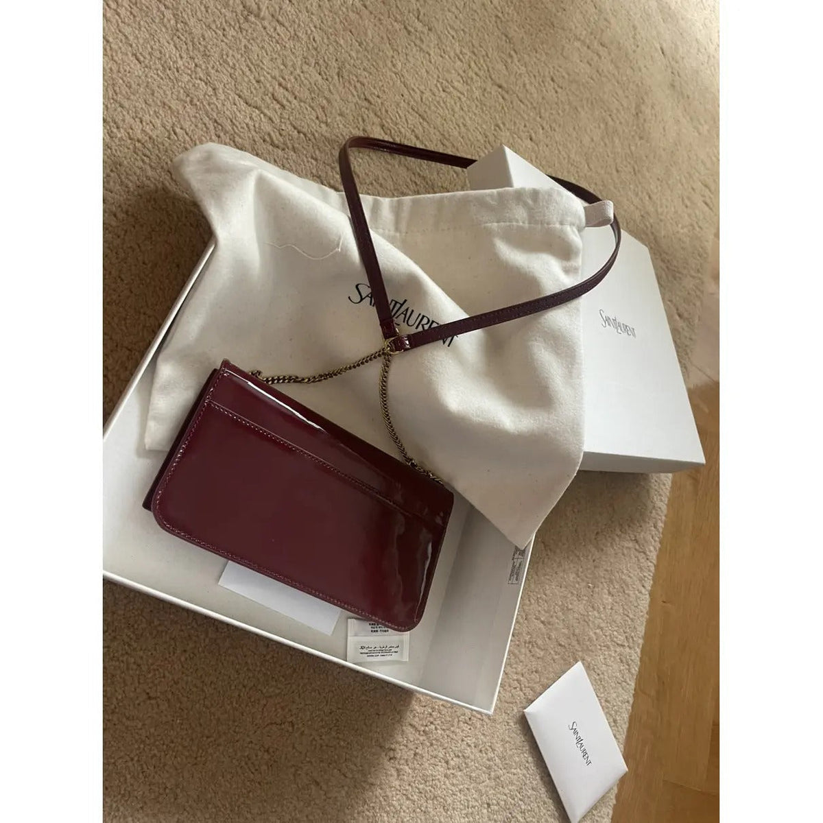 SL Kate Small Shoulder Bag In Patent Leather